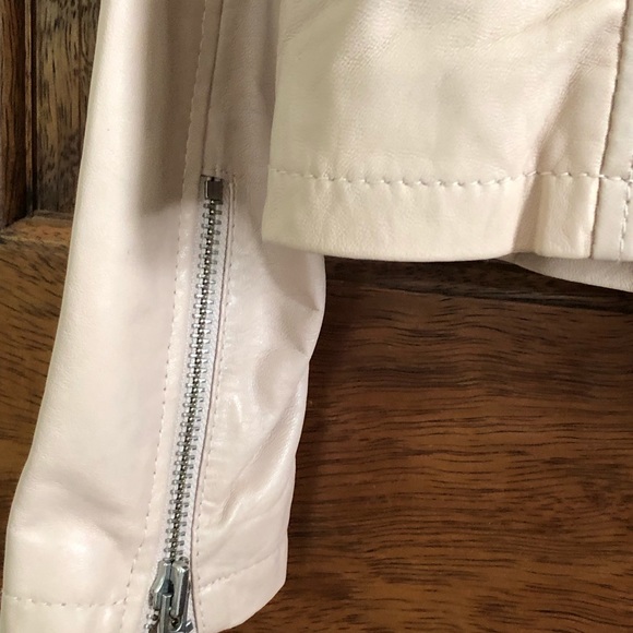 Doma leather jacket. Nude pink, size XS - Picture 4 of 4